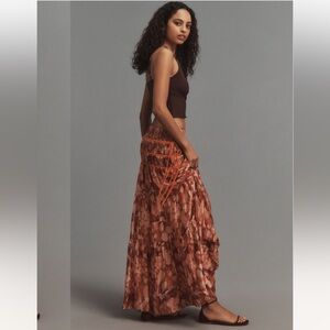 Sheer Volume Maxi Skirt